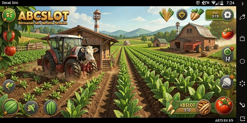 Tampilan menarik gameplay Farming di ABCSLOT.