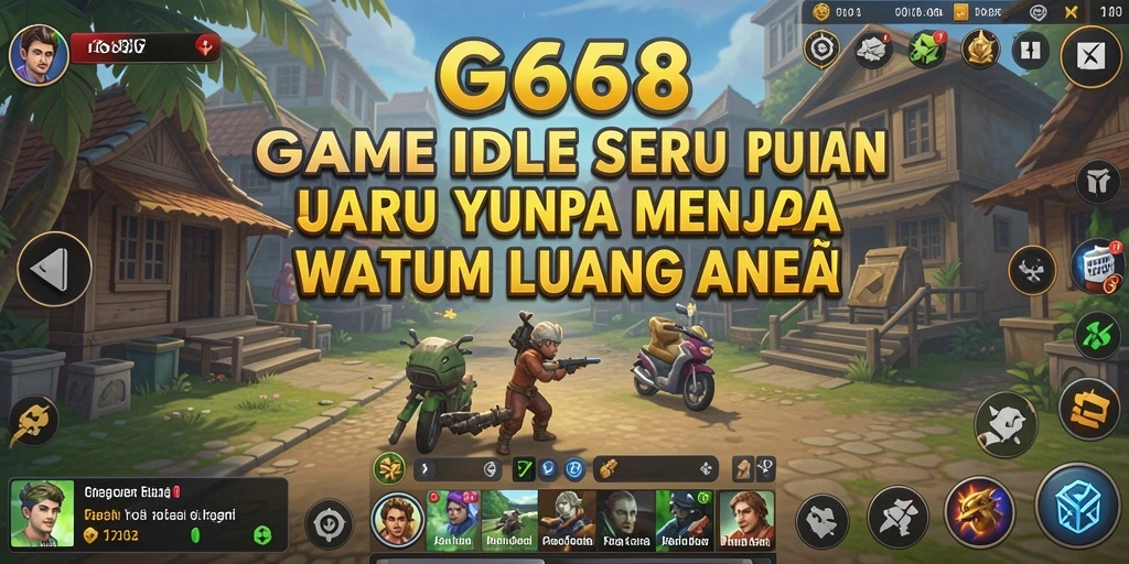 Tampilan gameplay G668 yang menarik dan penuh warna.