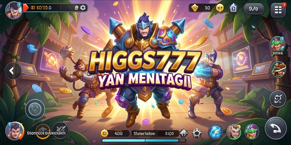 Tangkapan layar dari gameplay strategis yang menegangkan di HIGGS777.