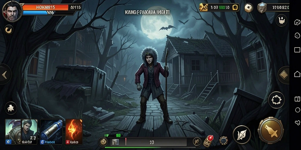 Tampilan gameplay menyeramkan dari HOKI8815 yang menegangkan.