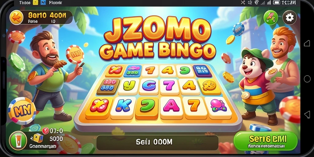 Tampilan gameplay Bingo yang seru dan menegangkan di J200M.