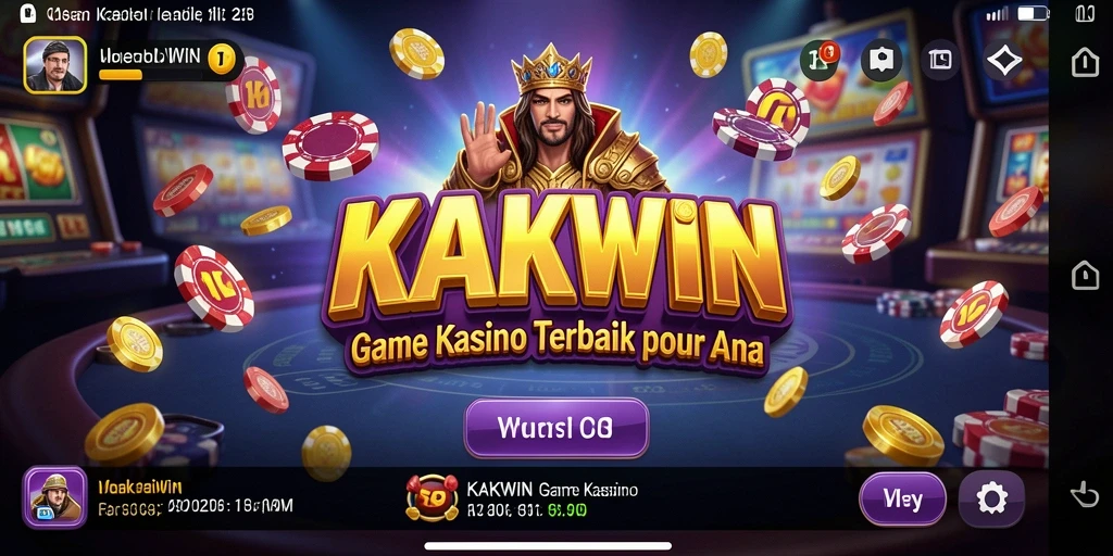 Tampilan menarik dari gameplay Kasino KAKWIN yang seru.