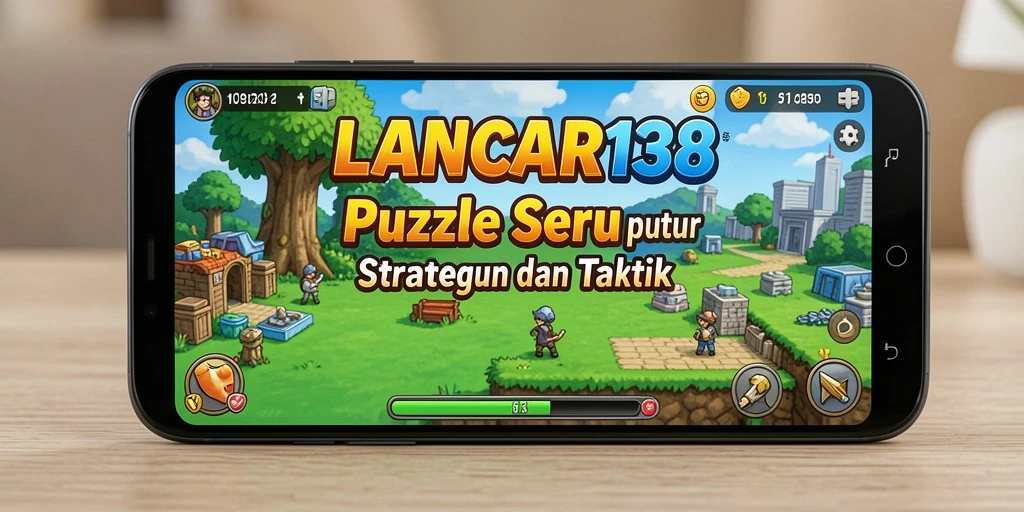 Tampilan gameplay Puzzle yang penuh warna dan menarik di LANCAR138.