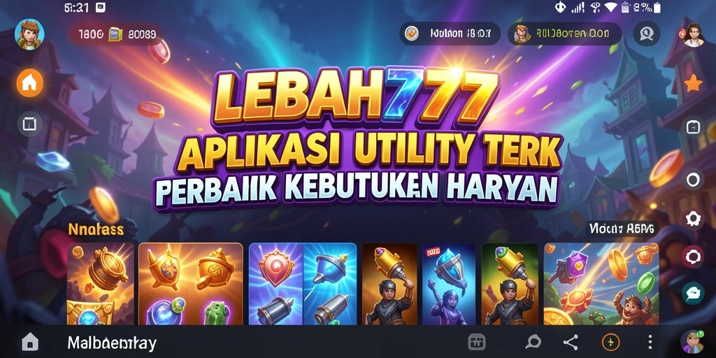 Tampilan antarmuka LEBAH777 dengan fitur pengingat dan manajemen keuangan.