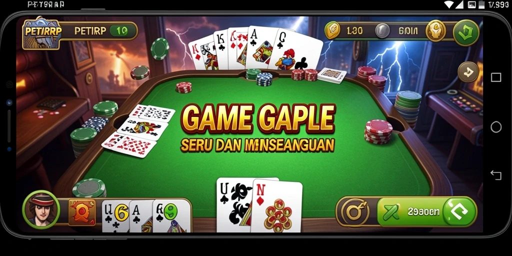 Tampilan gameplay PETIRRP yang menarik dan seru.