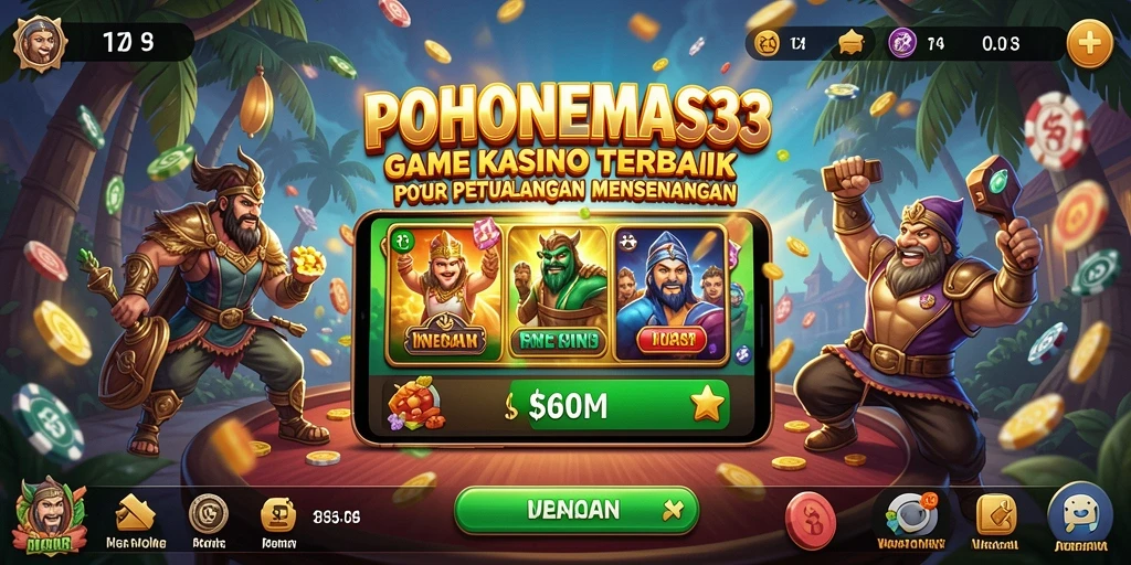 Screenshot dari gameplay yang menampilkan keseruan di POHONEMAS33.