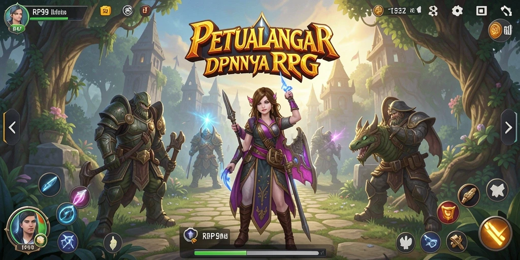 Tampilan gameplay RP99 yang menakjubkan dan penuh aksi.