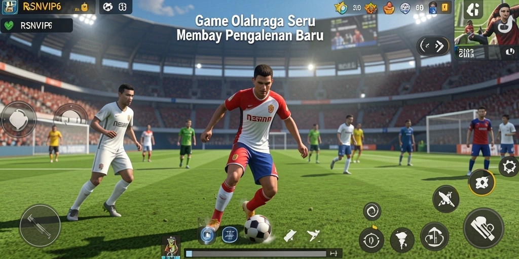 Grafik menakjubkan dalam gameplay RSNVIP6 yang mendebarkan.