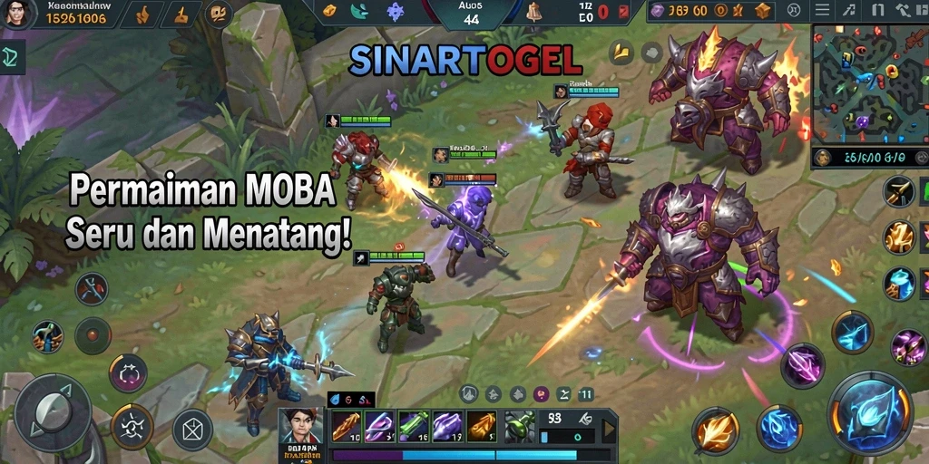 Tampilan gameplay seru dalam <strong>SINARTOGEL</strong> dengan aksi pertempuran yang mendebarkan.