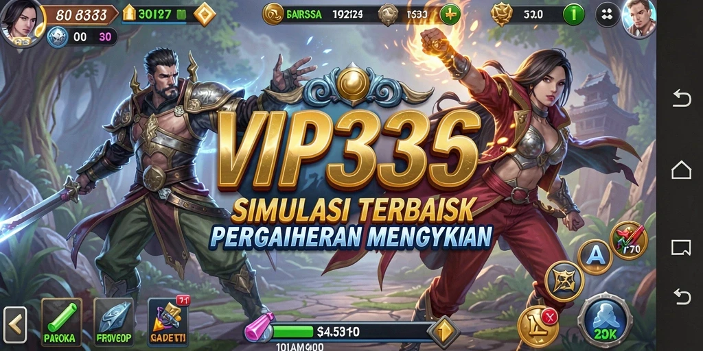Tampilan gameplay menakjubkan dari VIP333 dengan simulasi yang realistis.