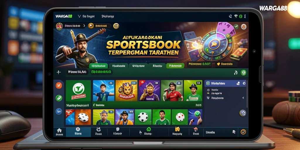 Screenshot WARGA88 menunjukkan gameplay sportsbook yang menarik dan interaktif.