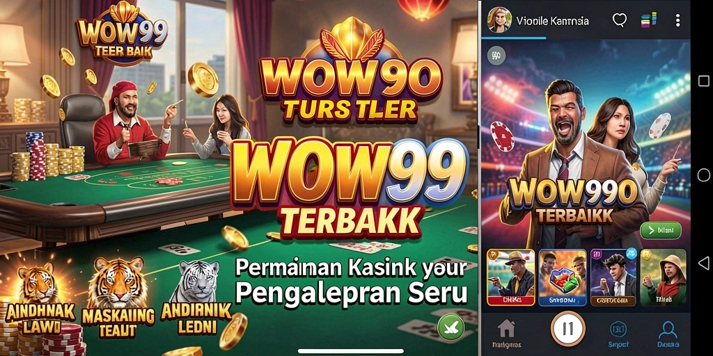 Tampilan gameplay WOW99 yang menegangkan dan seru di dunia kasino.