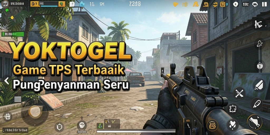 Tangkapan layar gameplay YOKTOGEL menunjukkan aksi menembak yang mendebarkan.