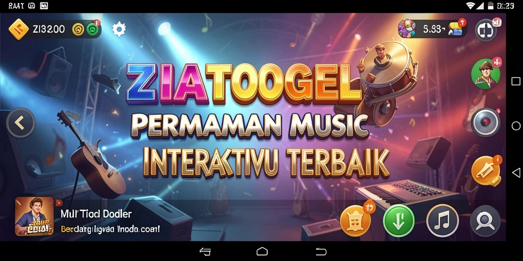 Tampilan gameplay interaktif ZIATOGEL yang seru dan menantang.
